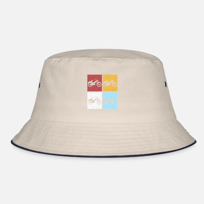 Moped Moped Moped Driver Moped Driver Mopeds Mokick Bucket Hat