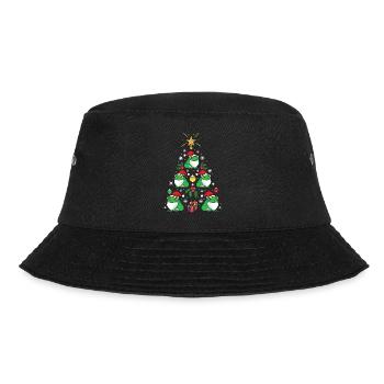 Amoureux des animaux drôle de grenouille arbre de Noël vacances - Bob - noir - Devant - Lela (165cm)