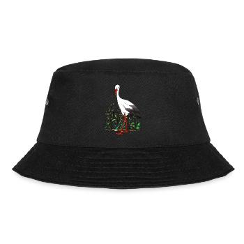 Storch - Bucket Hat - Schwarz - Vorne - Lela (165cm)