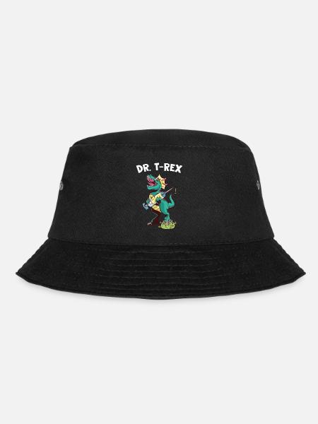 Dr. T-Rex Dinosaurier Impfung Superspreader - Bucket Hat - Schwarz