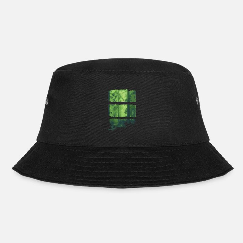 FOREST - Bucket Hat - black