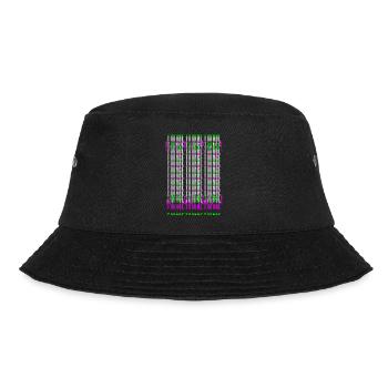Trance Raver Techno Electro musik edm dubstep - Bucket Hat - Schwarz - Vorne - Lela (165cm)