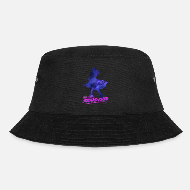 Jotaro Kujo Outrun - Bucket Hat - black