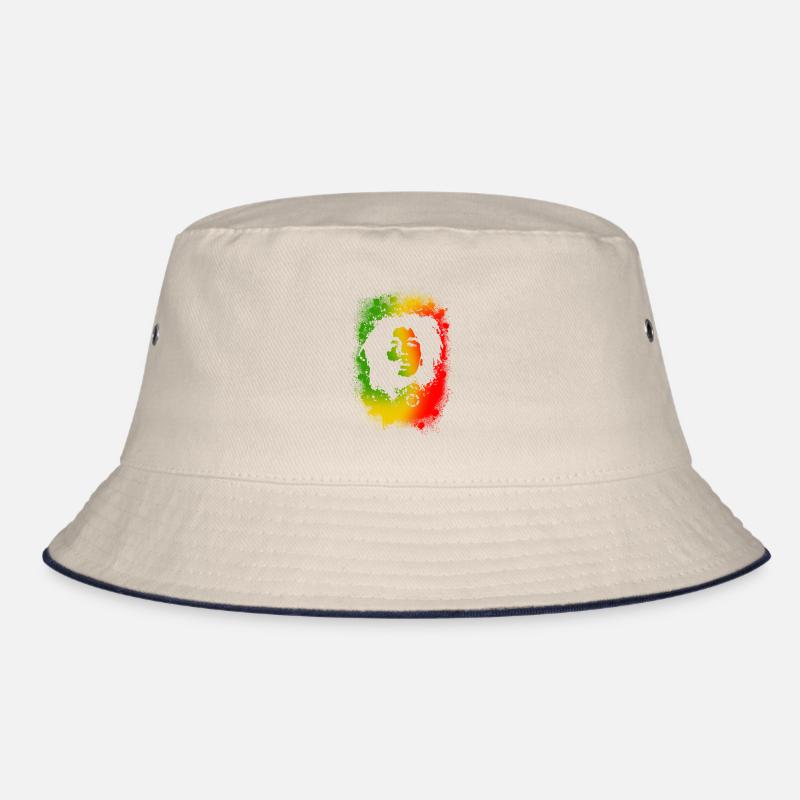 Ondoyance - Rasta stencil Bucket Hat