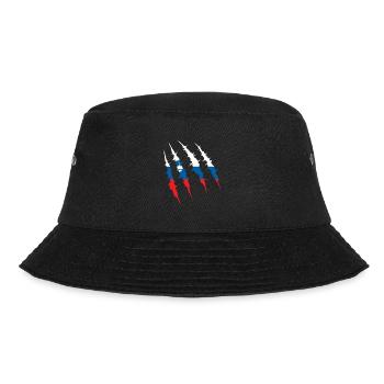 Slovenia Flag Claw Track Countries Flag Team Fan - Bucket Hat - black - Front - Lela (165cm)