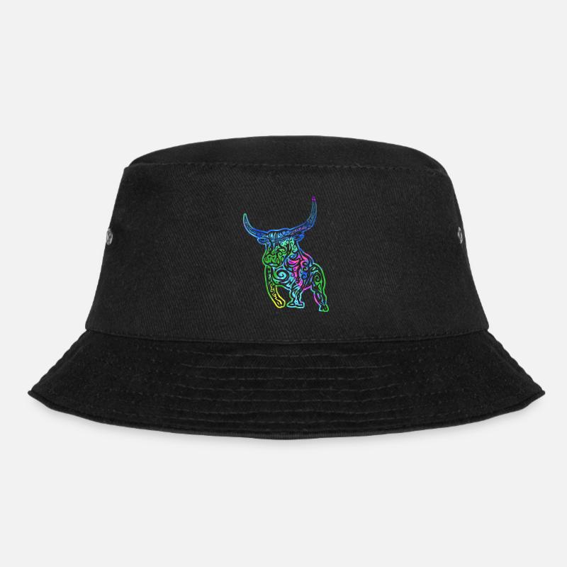 Stier - Sternzeichen Stier - Ich bin Stier - Bulle - Bucket Hat - Schwarz