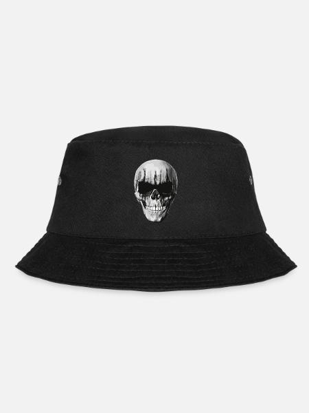 Black Metal Totenkopf - Bucket Hat - Schwarz