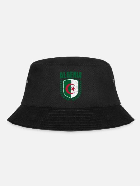 Algerien - Bucket Hat - Schwarz