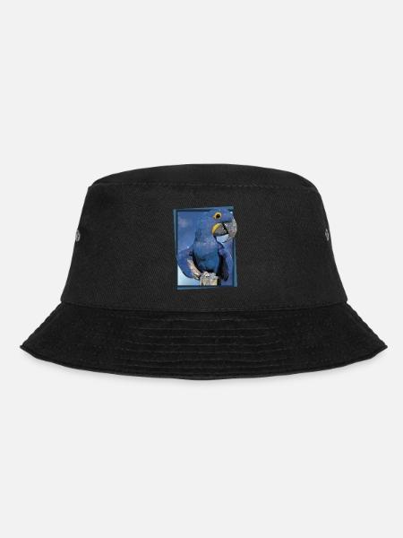 Hyazinth-Ara - Bucket Hat - Schwarz