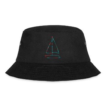 Boat Sailboat - Bucket Hat - black - Front - Lela (165cm)