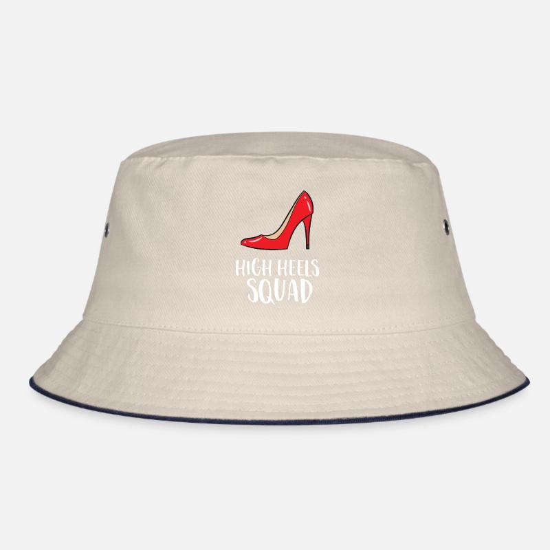 High Heels rot - High Heels Squad Bucket Hat