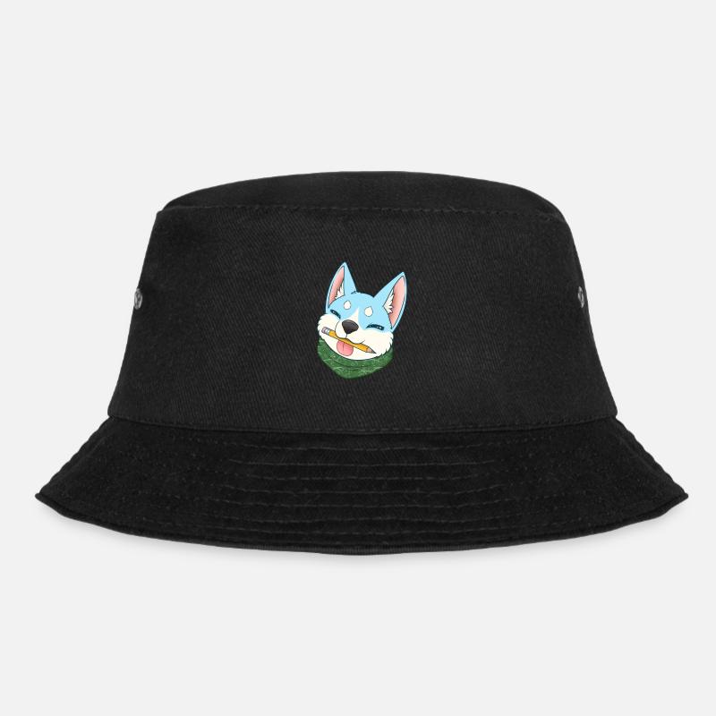 Shiba Inu blu - Cappello alla pescatora - nero