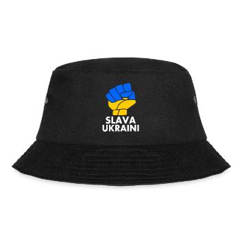 Slava ukraini - Bucket Hat - Schwarz - Vorne - Lela (165cm)