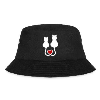 Cats - Bucket Hat - black - Front - Lela (165cm)
