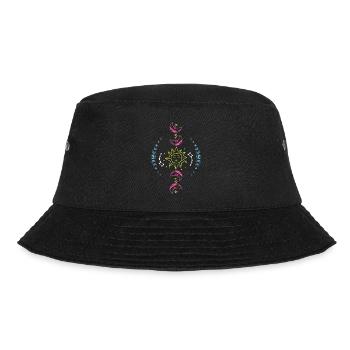 Sun Moon and Earth - Bucket Hat - black - Front - Lela (165cm)