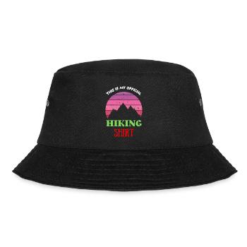 This is my official hiking shirt - Bucket Hat - black - Front - Lela (165cm)