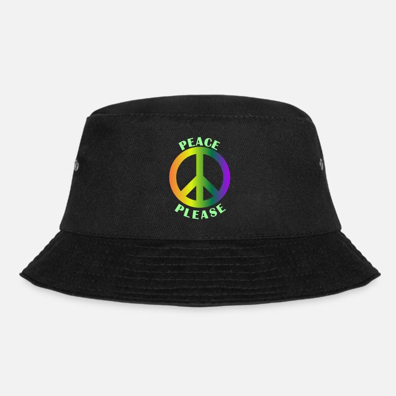 Peace Blease - Bucket Hat - Schwarz