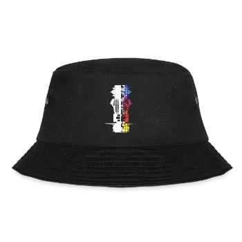 Rome Rome Italie Ville Skyline Pixel Coloré - Bob - noir - Devant - Lela (165cm)