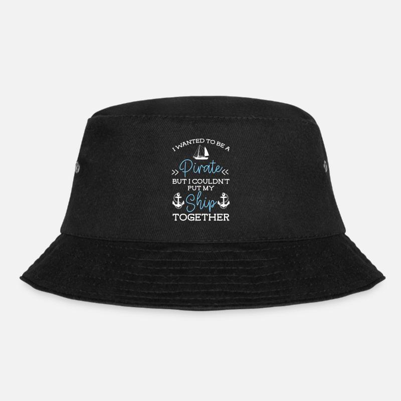 Schiff Boot Skipper Kreuzfahrt - Bucket Hat - Schwarz