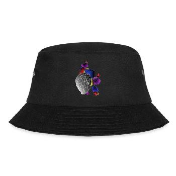 Robots with cubes colorful - Bucket Hat - black - Front - Lela (165cm)