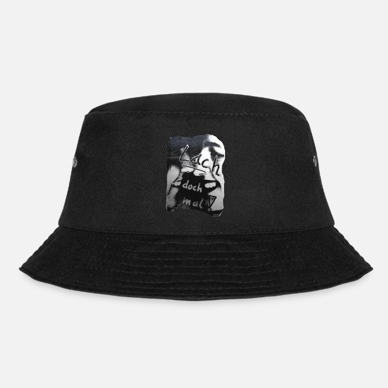 TOMZOFF Lach doch mal! - Bucket Hat - Schwarz