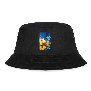 Florenz Italien Stadt Skyline Schrift Urlaub Liebe - Bucket Hat - Schwarz - Vorne - Lela (165cm)