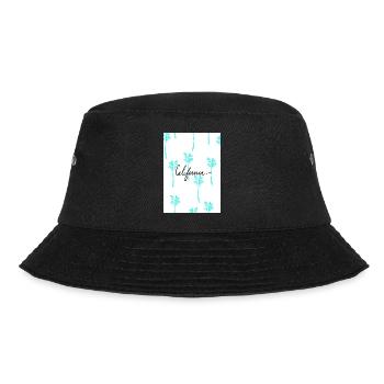 California - Bucket Hat - Schwarz - Vorne - Lela (165cm)