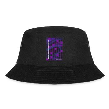 '86 Retro Wave Synthwave Car Interior - Bucket Hat - Schwarz - Vorne - Lela (165cm)