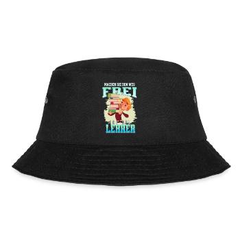 Lehrer im Stress - Bucket Hat - Schwarz - Vorne - Lela (165cm)