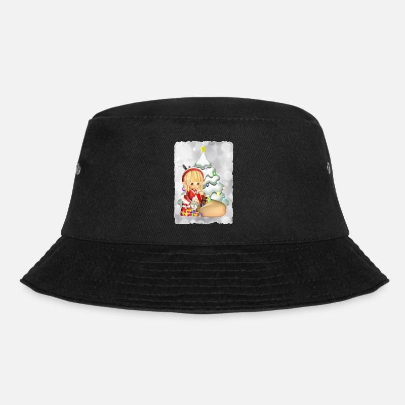 Geschenke Elf - Bucket Hat - Schwarz