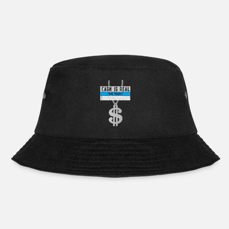 Dollar Silver - Bucket Hat - black