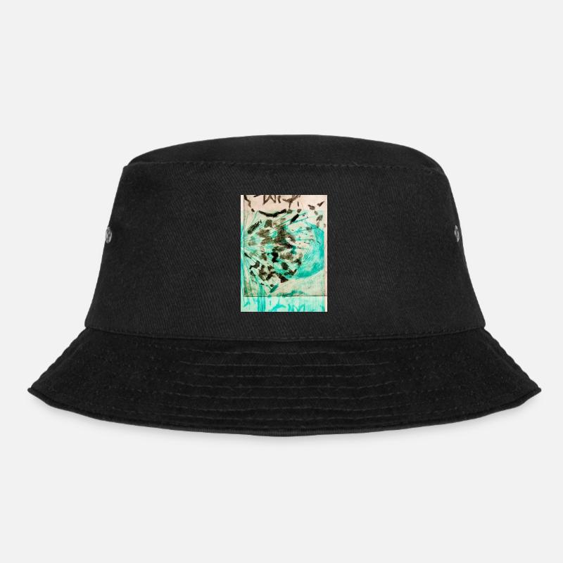 Abstract Art - Bucket Hat - Schwarz