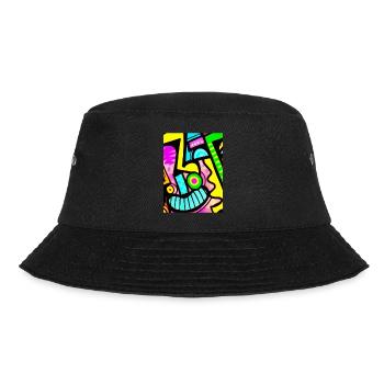 urban mad faces - Bucket Hat - black - Front - Lela (165cm)