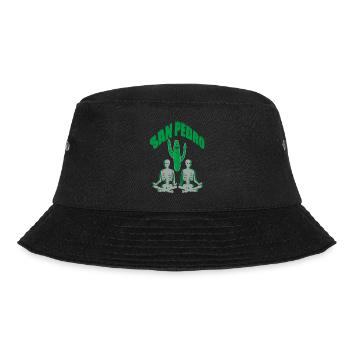 San Pedro Cactus/Mescaline Cactus - Bucket Hat - black - Front - Lela (165cm)