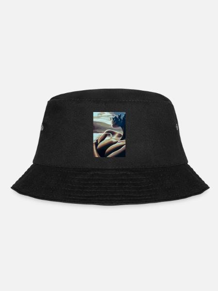 Surrealist painting - Bucket Hat - black