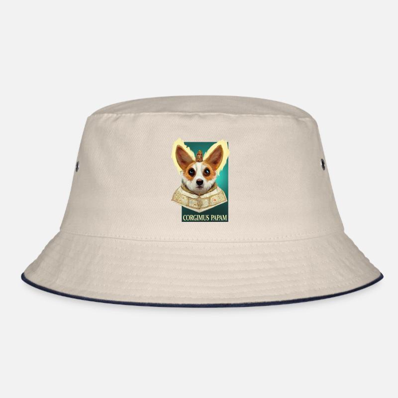 Corgi Pope Bucket Hat
