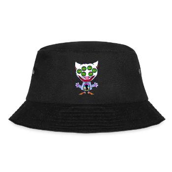 Schloss Katzen Augen - Bucket Hat - Schwarz - Vorne - Lela (165cm)