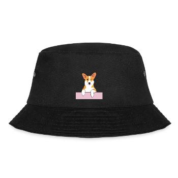 Corgi on a wall - Bob - noir - Devant - Lela (165cm)