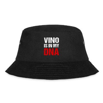 Vino est dans mon ADN Humour à boire du vin - Bob - noir - Devant - Lela (165cm)