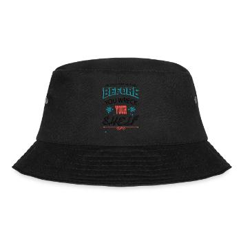 gift idea bibliophile birthday present - Bucket Hat - Schwarz - Vorne - Lela (165cm)