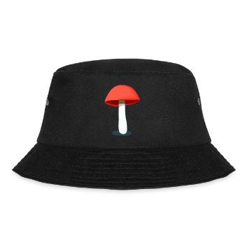 Mushroom Mushrooms Poisonous Mushrooms Mycology Earthy Natural 3 - Bucket Hat - black - Front - Lela (165cm)