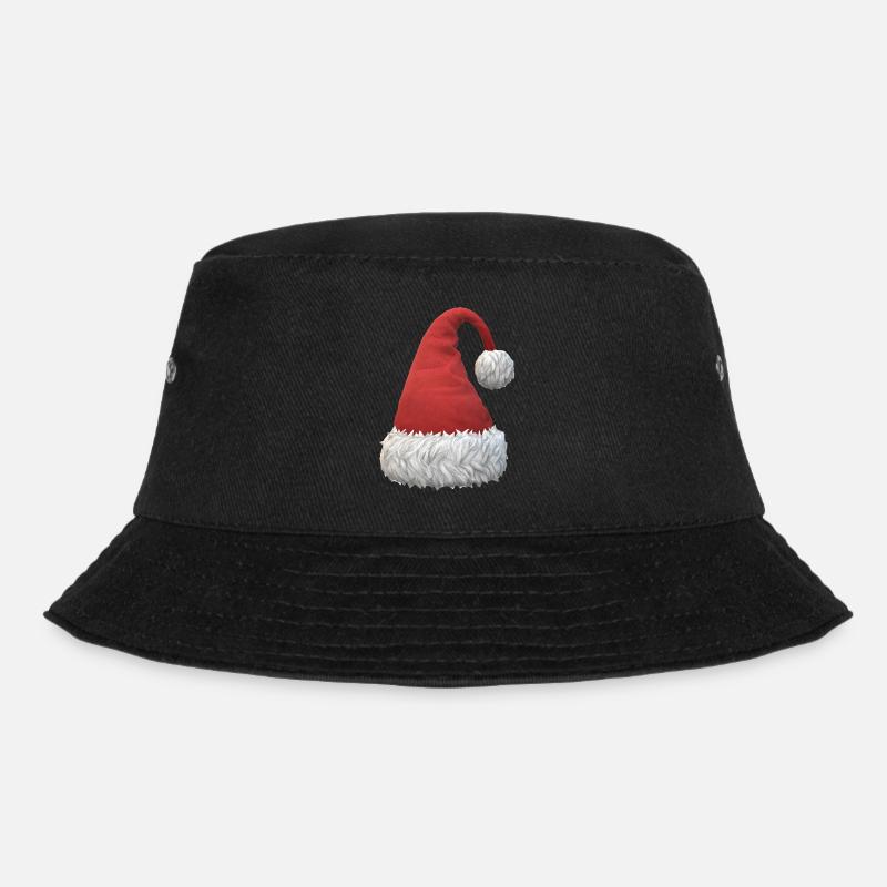 Bonnet de Noël Neige Hiver Avent Saint-Nicolas - Bob - noir
