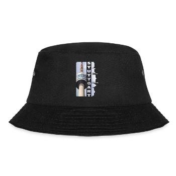 Stuttgart Germany City Skyline Home Love - Bucket Hat - black - Front - Lela (165cm)