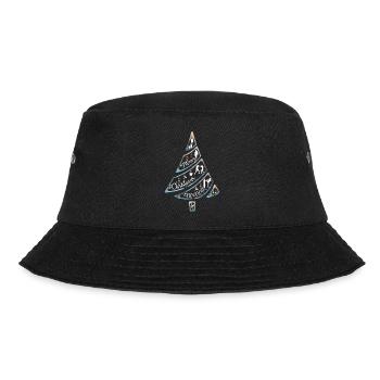 Weihnachtsbaum Kampfsport Boxen Karate Judo - Bucket Hat - Schwarz - Vorne - Lela (165cm)
