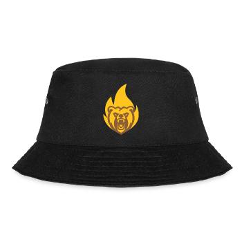 Strong Bear Flame - Bucket Hat - black - Front - Lela (165cm)