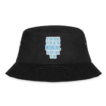 not talk to me - Bucket Hat - black - Front - Lela (165cm)