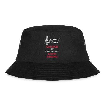 may spontaneously start singing - Bucket Hat - black - Front - Lela (165cm)