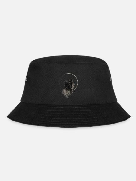 Hugin und Munin Raben - Bucket Hat - Schwarz