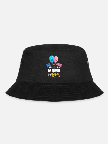 He or She Mama To Bee Best Mom Ever Motherhood - Bucket Hat - Schwarz