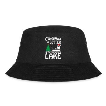 Christmas Life Is Better At The Lake1 - Bucket Hat - black - Front - Lela (165cm)